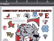Tablet Screenshot of ctwolfpack.com